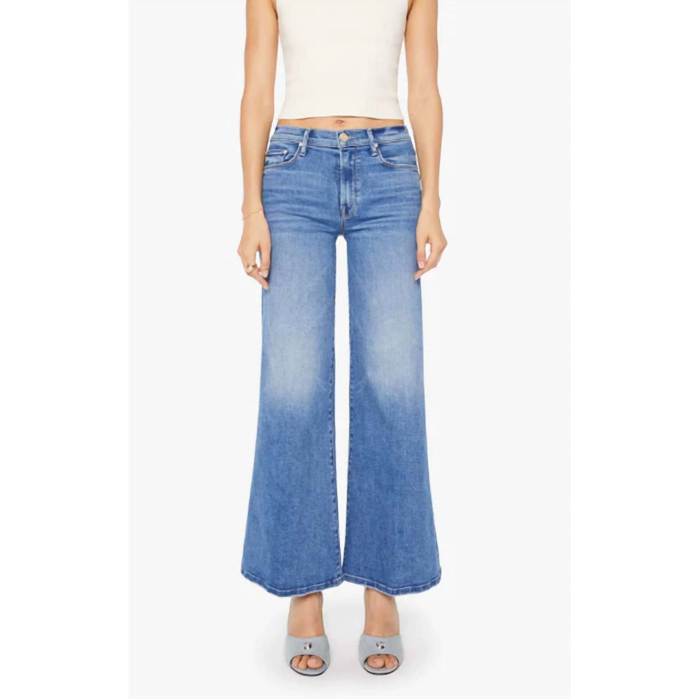 New Mother Twister Skimp High-Rise Jean In Swing And A Miss